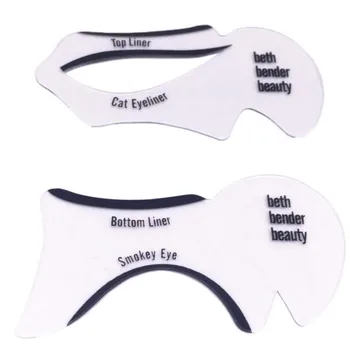 Eyeliner Şablonlar Kanatlı Eyeliner Stencil Modelleri Şablon Şekillendirme Araçları Kaşları Şablon Kartı Göz Farı Makyaj Aracı